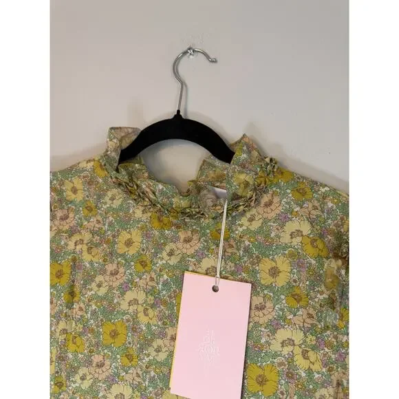 HORROR VACUI APOLLONIA Cotton blouse Floral Sz XS NWT - Picture 8 of 16